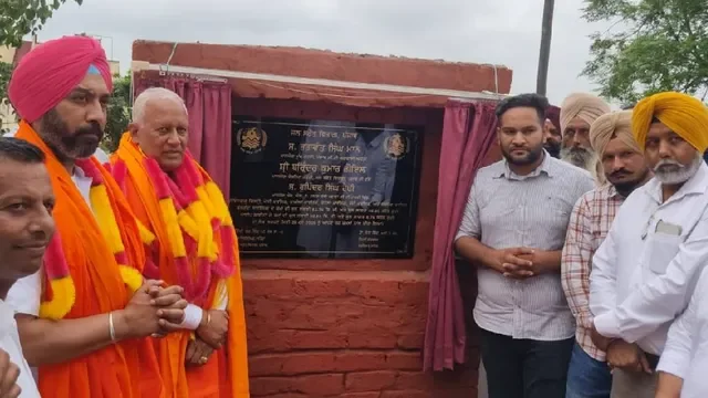 कैबिनेट मंत्री बरिंदर कुमार गोयल और तरुनप्रीत सिंह सौंद ने खन्ना में 70.52 करोड़ रुपये की लागत से पूर्ण हुए सिंचाई परियोजनाओं का किया उद्घाटन