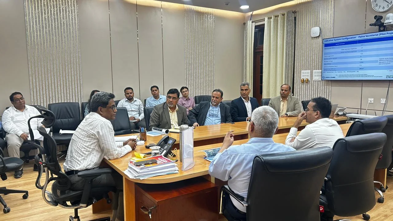 पटना को मिलेगी 'अल्ट्रा पॉड्स' की सौगात, मुख्य सचिव और L&amp;T के बीच 296 करोड़ के प्रोजेक्ट पर हुई अहम बैठक