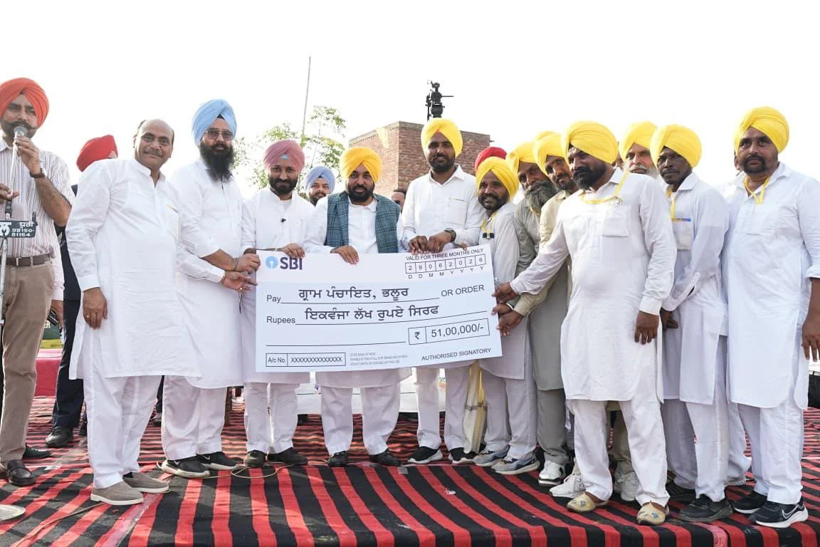 हर खेत तक नहरी पानी पहुंचाने के लिए हमारी सरकार 7,000 किलोमीटर नई पाइपलाइनें बिछाएगी: मुख्यमंत्री भगवंत सिंह मान