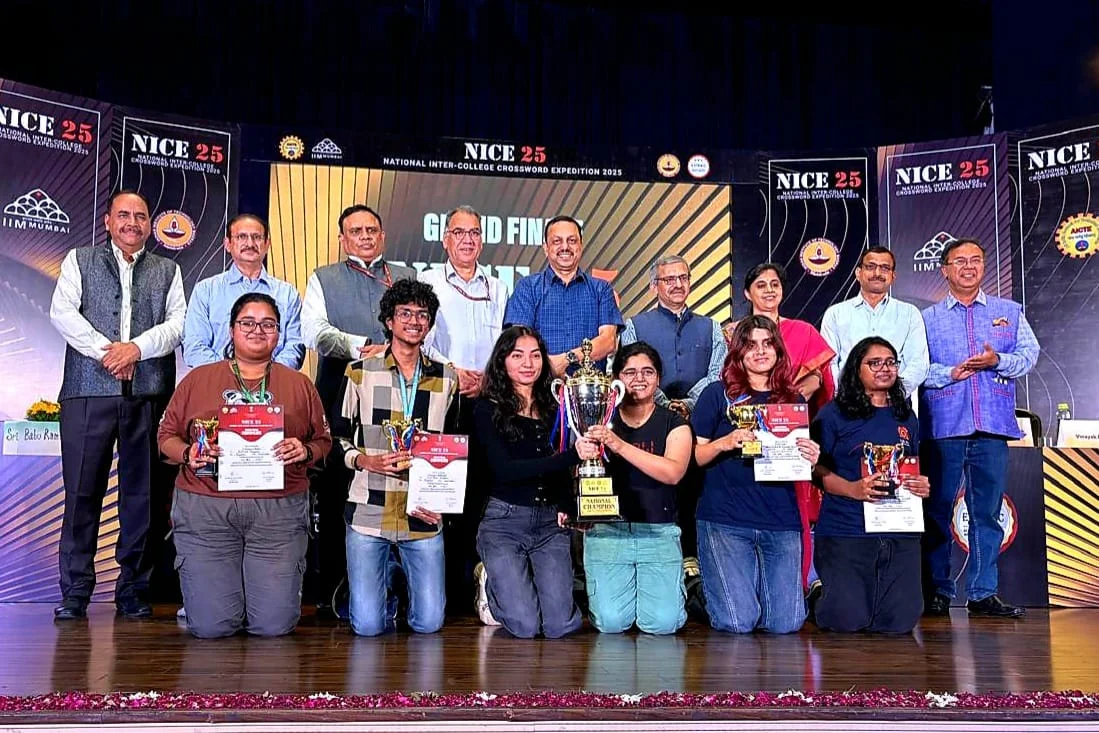NICE 2025 ट्रॉफी पर लगातार चौथी बार IIT दिल्ली का कब्जा, प्रणिका और सीरत बनीं क्रॉसवर्ड चैम्पियन, आईआईटी गुवाहाटी और सस्त्रा यूनिवर्सिटी के छात्रों ने भी लहराया परचम