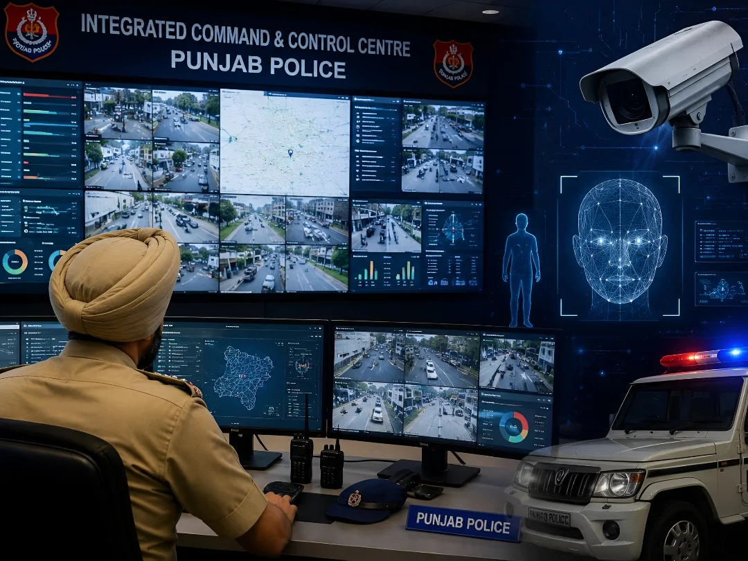 अपराध सुलझाने से लेकर अपराधियों पर नज़र रखने तक — पंजाब पुलिस के लिए आधुनिक हथियार बना ICCC