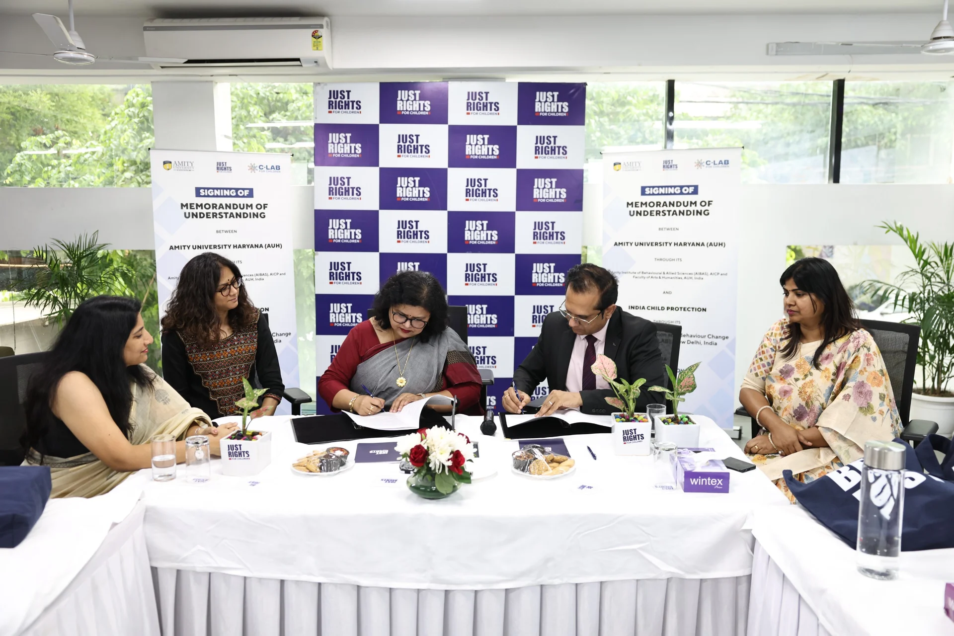 बाल संरक्षण पेशेवरों के प्रशिक्षण के लिए सी-लैब व एमिटी यूनिवर्सिटी हरियाणा में करार