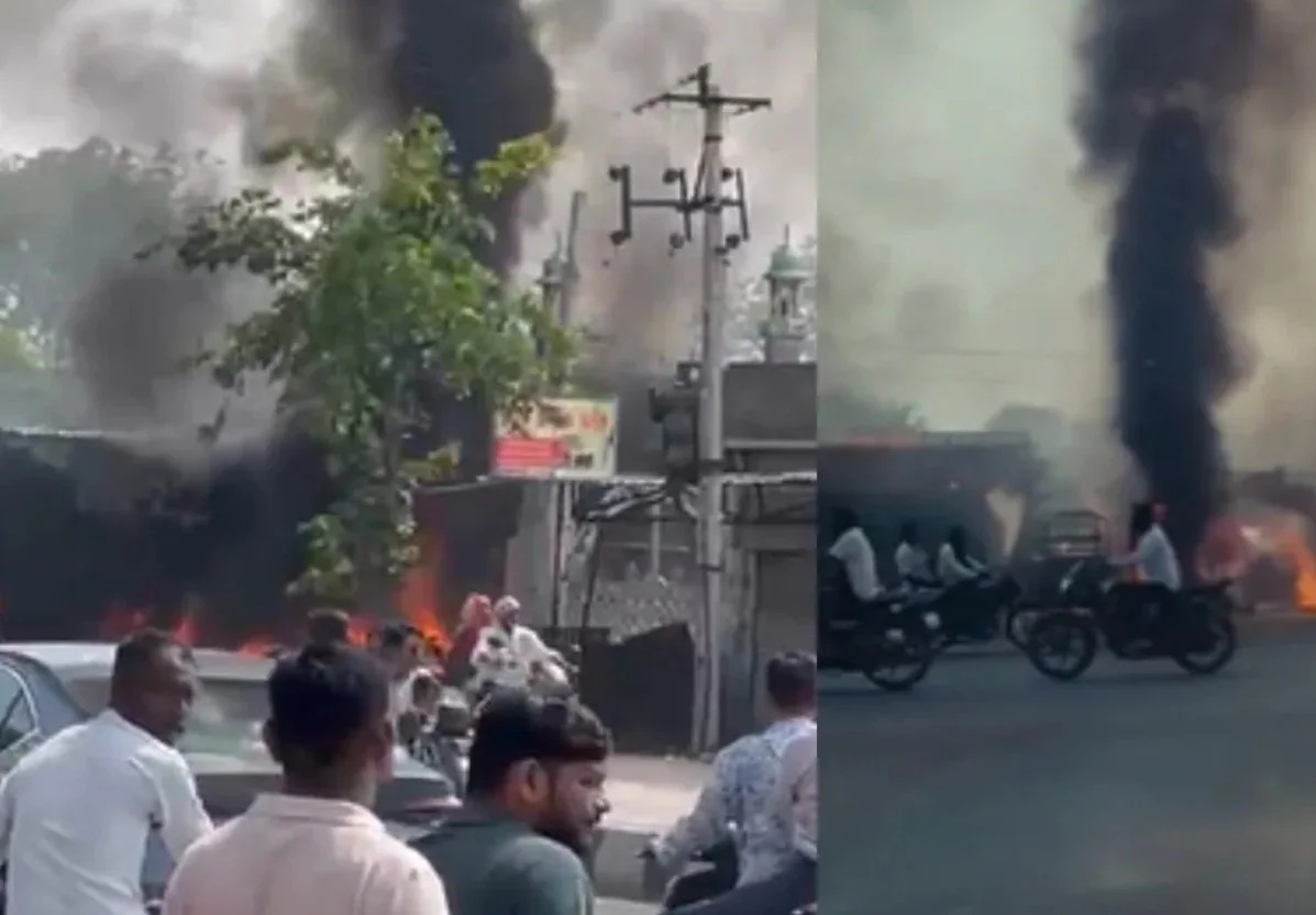 Ahmedabad Violence: अहमदाबाद में झड़प के बाद हिंसा, एक की मौत; कई दुकानें जलकर राख