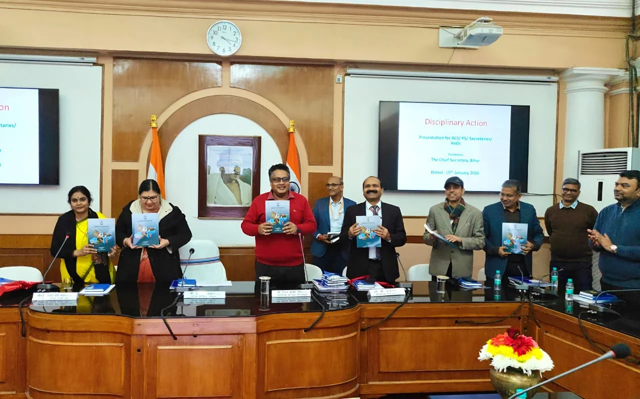 बिहार: अनुशासनात्मक कार्रवाई की प्रक्रिया पर हाई-लेवल ट्रेनिंग, मुख्य सचिव प्रत्यय अमृत की अध्यक्षता में पुराना सचिवालय में सत्र