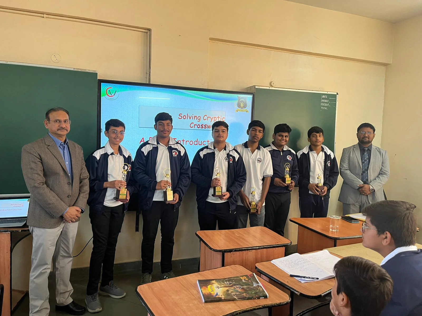 जैन इंटरनेशनल स्कूल, बिलासपुर में क्रिप्टिक क्रॉसवर्ड कार्यशाला एवं प्रतियोगिता का सफल आयोजन
