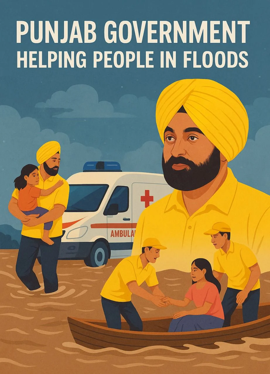 Punjab Flood Relief: 24 घंटे में 13,318 मरीजों का इलाज, 46,243 परिवारों तक पहुँची मदद, मान सरकार की बड़ी मिसाल