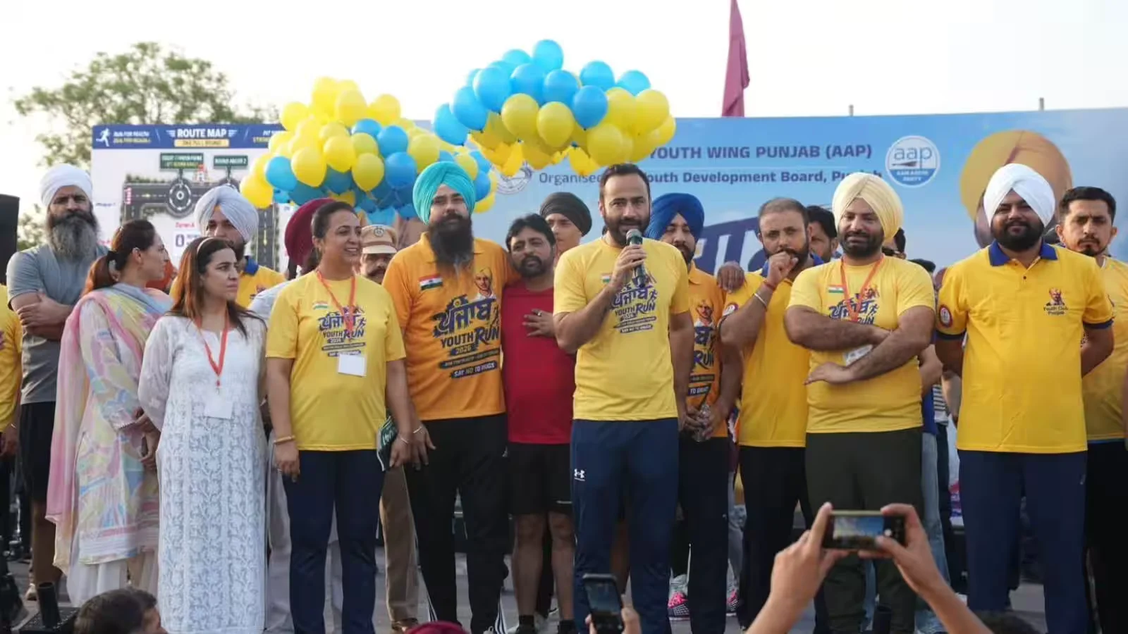 ‘युद्ध नशेआं विरुद्ध’ को मज़बूत करने के लिए आप पंजाब यूथ विंग ने मोहाली में ‘पंजाब यूथ रन 2026’ का किया आयोजन