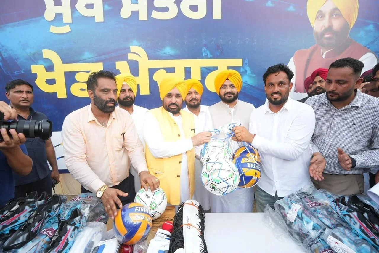 मुख्यमंत्री भगवंत सिंह मान ने गांवों के युवाओं को 500 आधुनिक ‘ग्रामीण खेल मैदानों’ का तोहफा