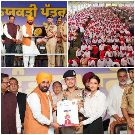 पंजाब के 1,746 और युवाओं को पुलिस में मिली सरकारी नौकरी, मुख्यमंत्री भगवंत सिंह मान ने सौंपे नियुक्ति पत्र