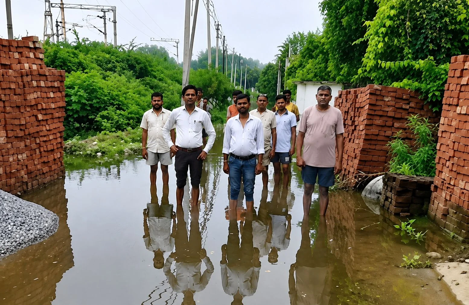 रायबरेली में पानी-पानी हुआ नयापुरवा: जलभराव झेल रहे लोगों का फूटा गुस्सा, नगर पालिका के खिलाफ नारेबाजी
